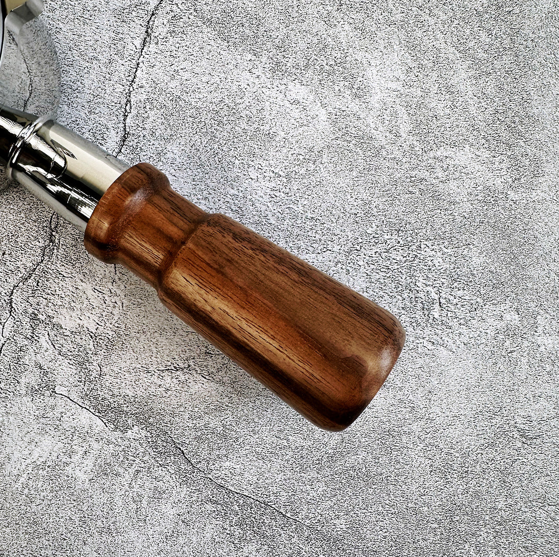 Coffee Espresso Walnut Wood 54mm Breville Bottomless Portafilter - Short Handle