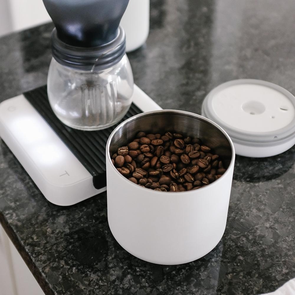 Fellow Atmos Vacuum Canister 0.4L - Matte White