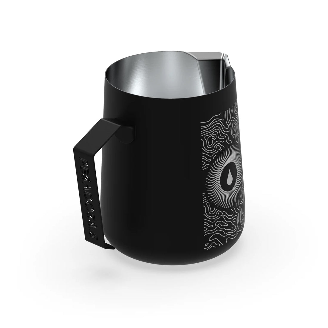 Pesado Barista Milk Jug Sharp Spout - Black Ripple Edition