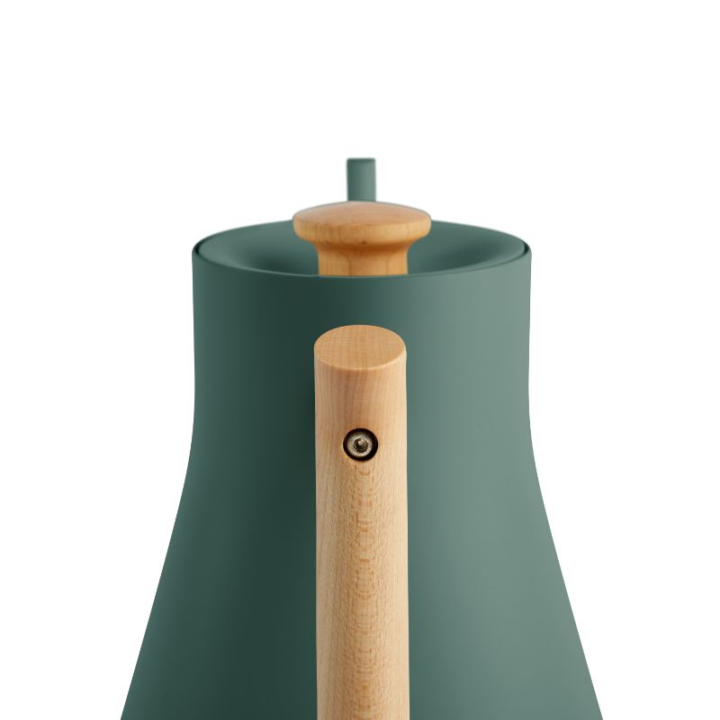 Fellow Stagg EKG Electric Kettle - Smoke Green & Maple Wood