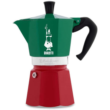 Bialetti Moka Express Italia Moka Pot Coffee Maker - 6 Cup
