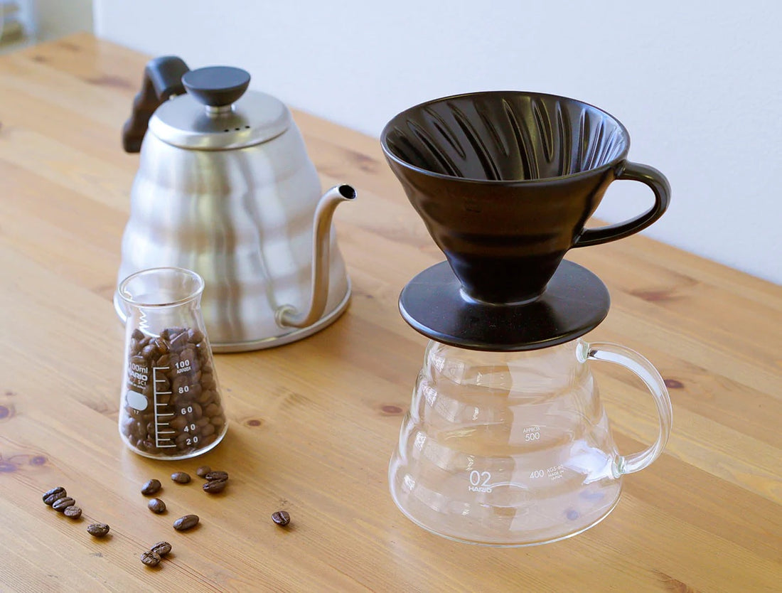 Hario V60 Pour Over Ceramic Dripper 02 - Matte Black