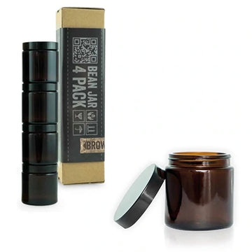 Comandante Bean Jar 4 pack - Brown
