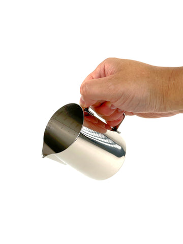 Stainless Steel Coffee Milk Jug - 350ml