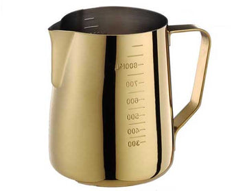 Tiamo Titanium Golden Milk Jug - 950ml