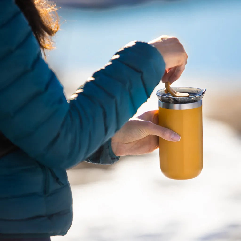 Wacaco Octaroma Lungo Vacuum Insulated Mug - Amber Yellow