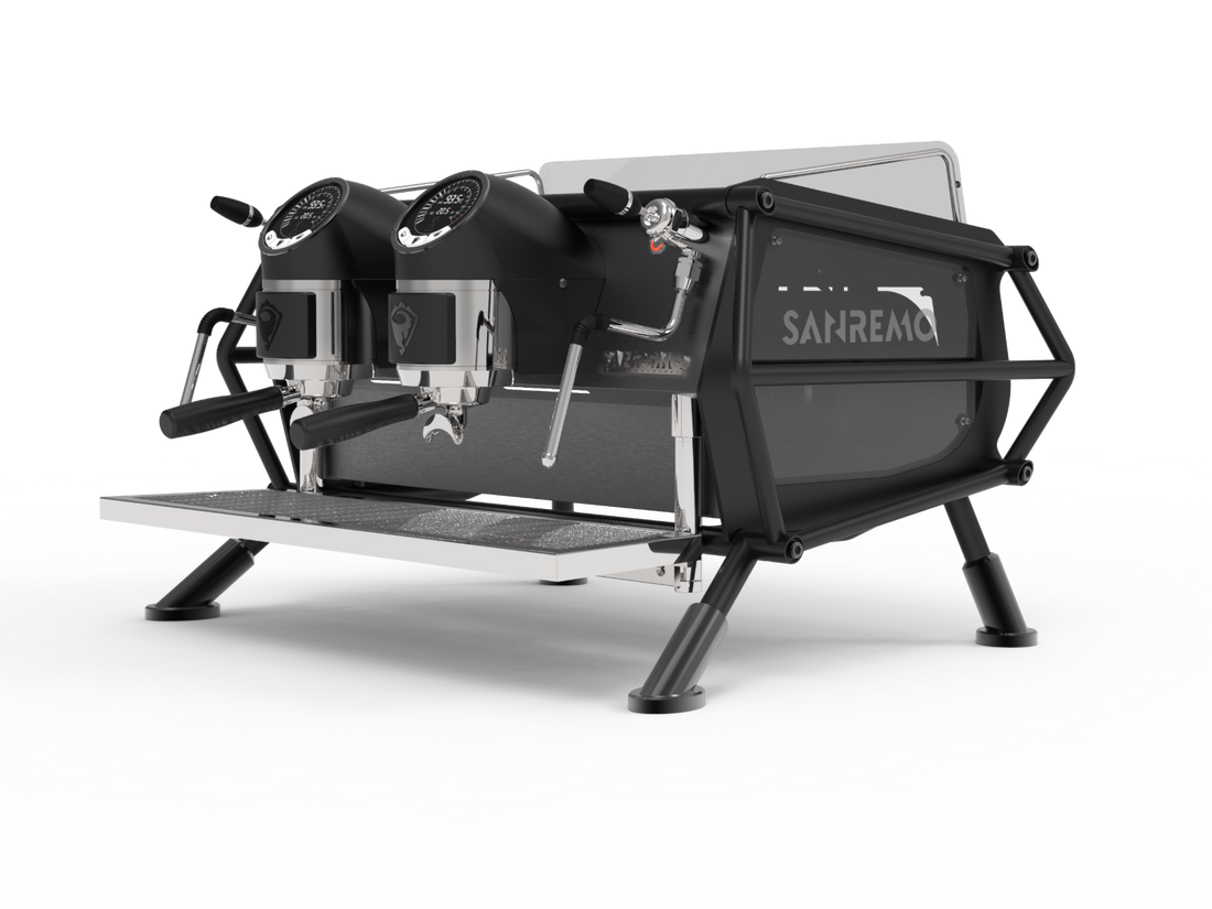 Sanremo Cafe Racer Coffee Machine - Naked Black