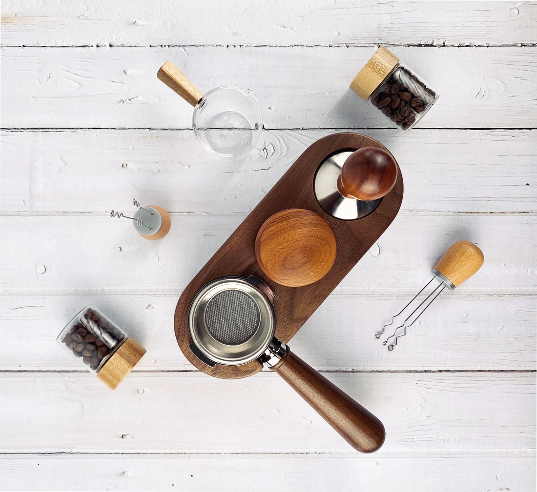 Coffee Espresso Walnut Wood 53mm/54mm Tamper