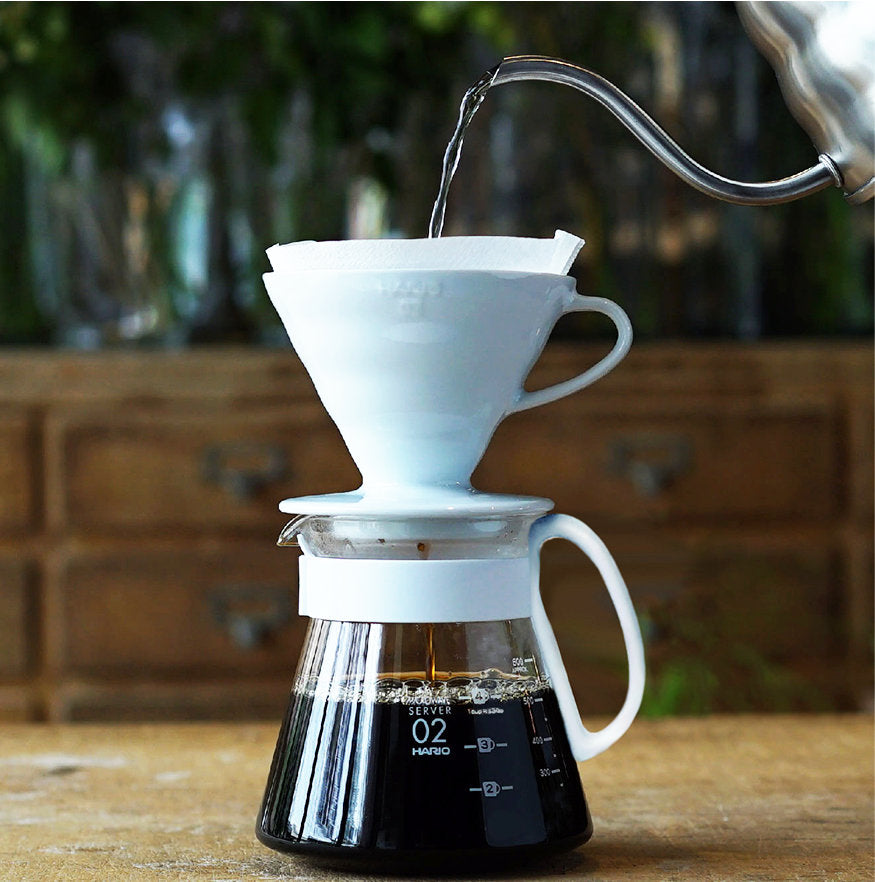 Hario V60 Pour Over Ceramic Dripper 02 White