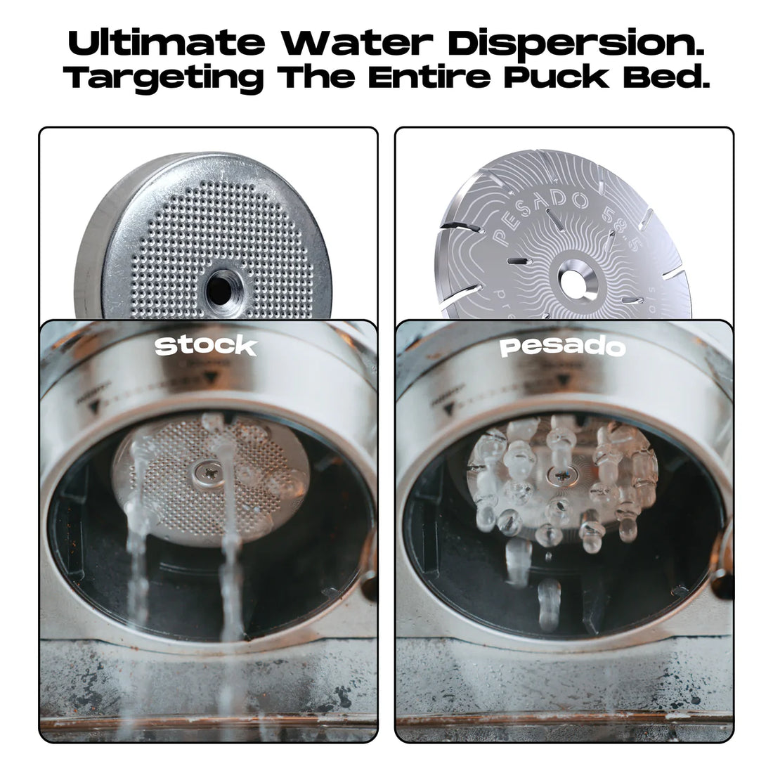 Pesado High Diffusion Espresso Shower Screen - De'Longhi Kit