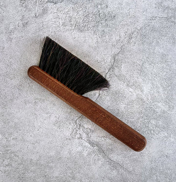 Coffee Walnut Wood Table Brush - V2
