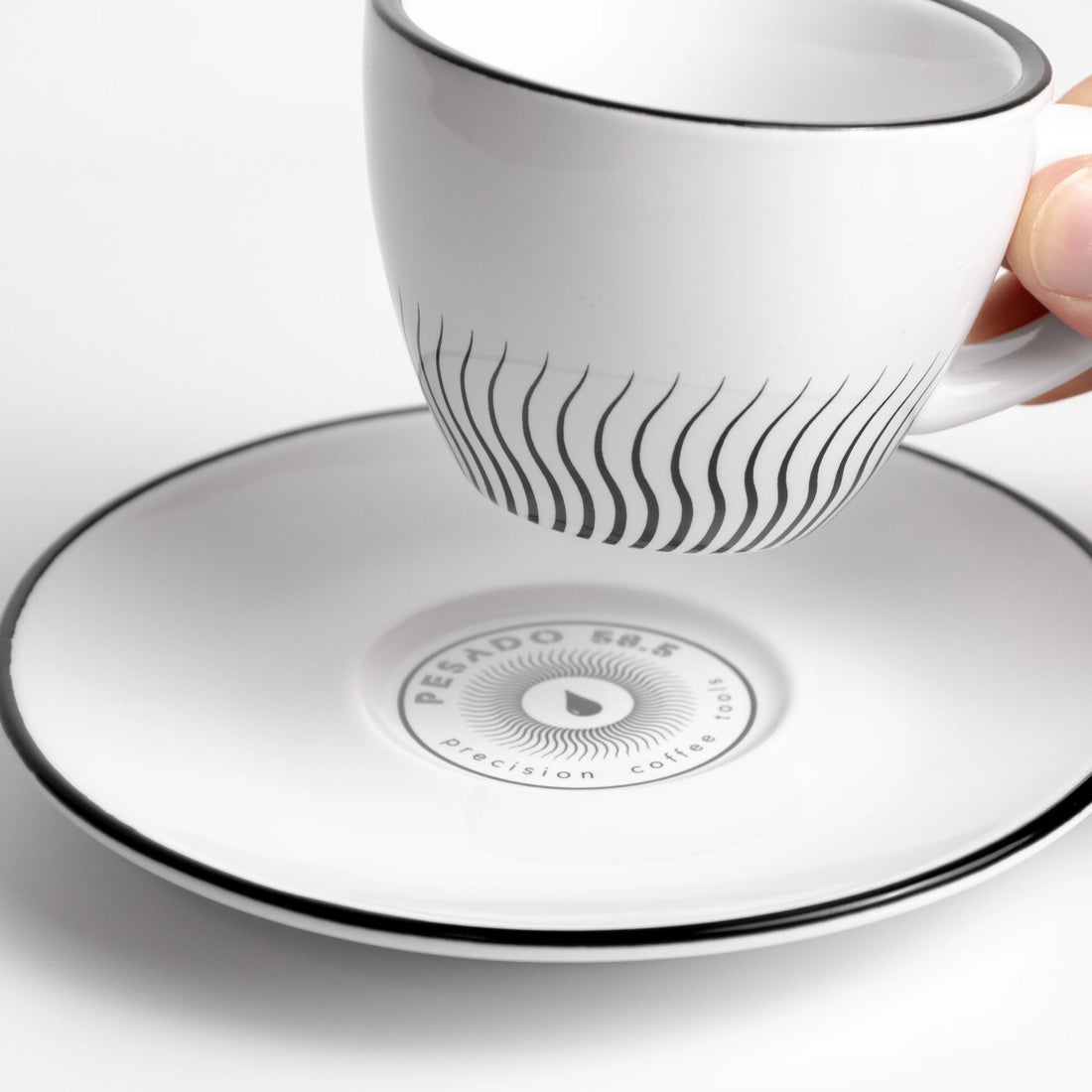 Pesado Sunrise Ceramic Cup & Saucer Set - 160ml