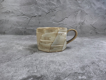Japanese-Style Vintage Ceramic Coffee Cup - 240ml