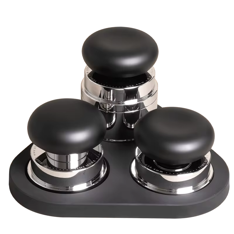 Timemore PUCKS Tamper, Distributor & WDT Tool set - Metallic Grip