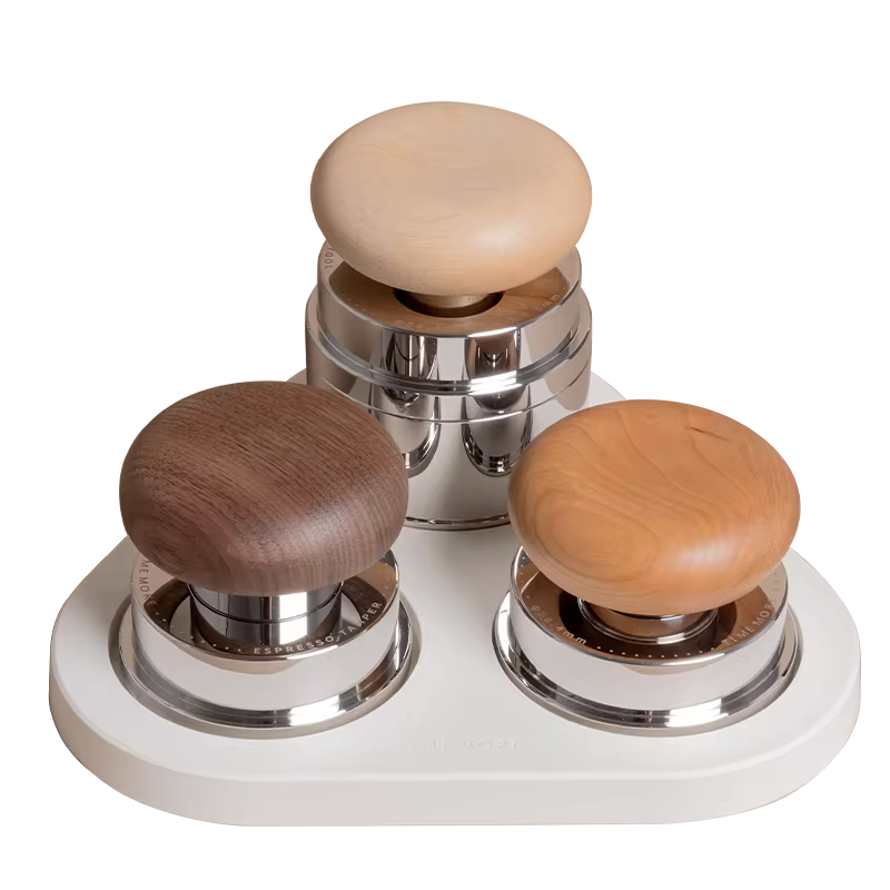 Timemore PUCKS Tamper, Distributor & WDT Tool set - Wooden Grip