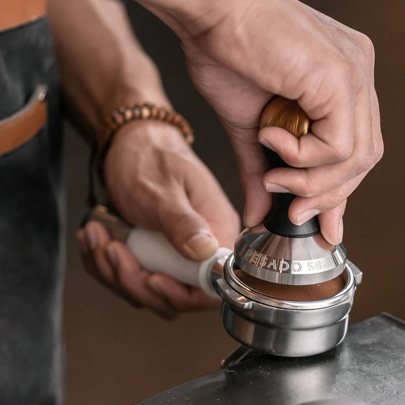 Pesado 58.5mm Tamper - Oak