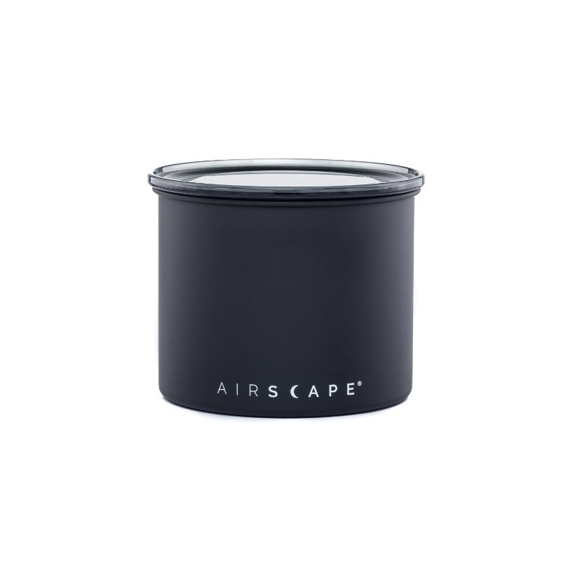 Airscape Classic 4" Small Coffee Canister - Matte Black