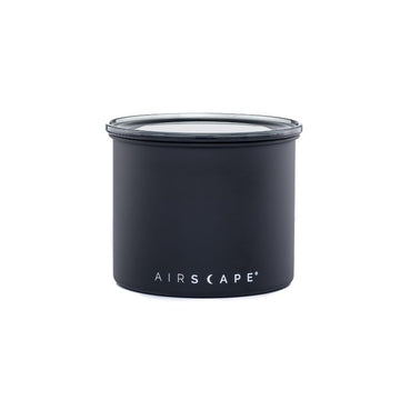 Airscape Classic 4" Small Coffee Canister - Matte Black