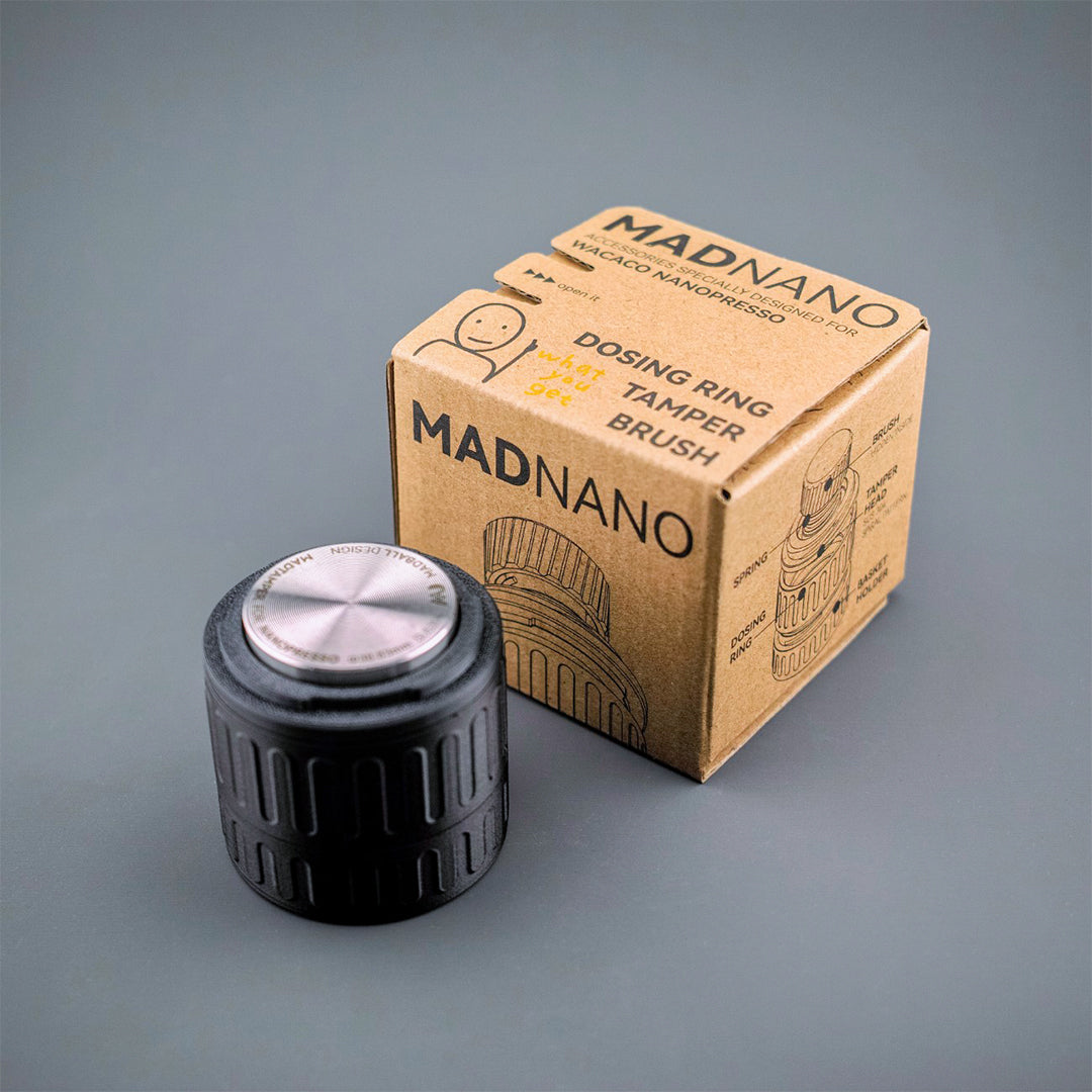 MADBALL Nanopresso Dosing Kit with funnel and tamper - Double Espresso