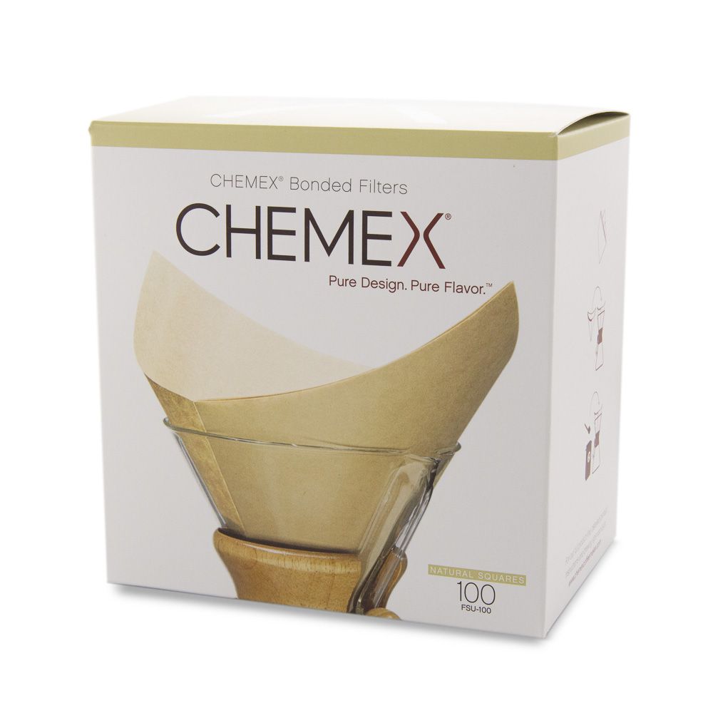 Chemex 6 Cup Natural Square Filters - 100pk
