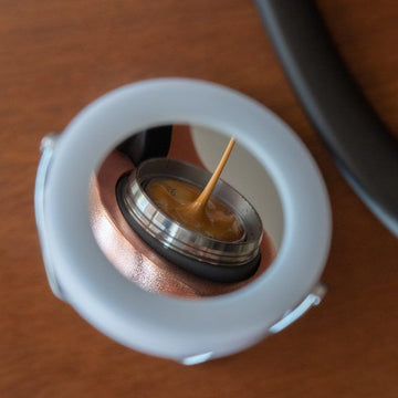 LED Light Espresso Machine Shot Mirror