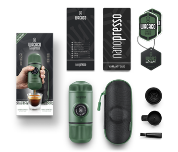 Wacaco Nanopresso Portable Coffee Maker - Moss Green