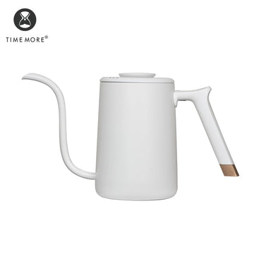 Timemore 700ml Fish Pro Pour Over Coffee Kettle - White