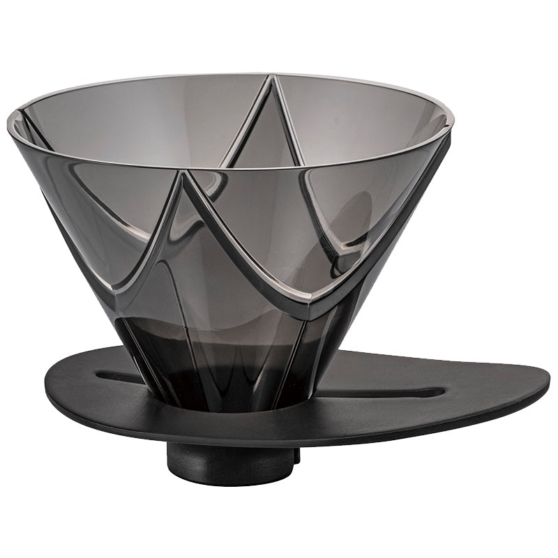 Hario V60 One Pour Dripper MUGEN 02 - Clear Black