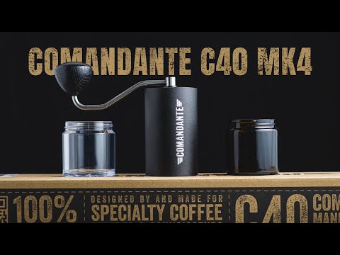 Comandante 2021 Version C40 MK4 Nitro Blade Coffee Grinder - Black